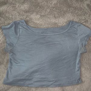 brandy melville pale green ashlyn top